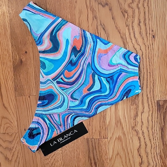 NWT La Blanca Bikini Bottom Size 6 - Picture 2 of 3